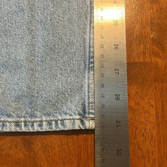 &Denim Loose Straight Distressed Jeans US 4 - Picture 15 of 15